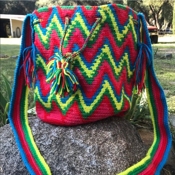 Mochilla/Wayuu Crossbody Bag - Picture 1 of 1